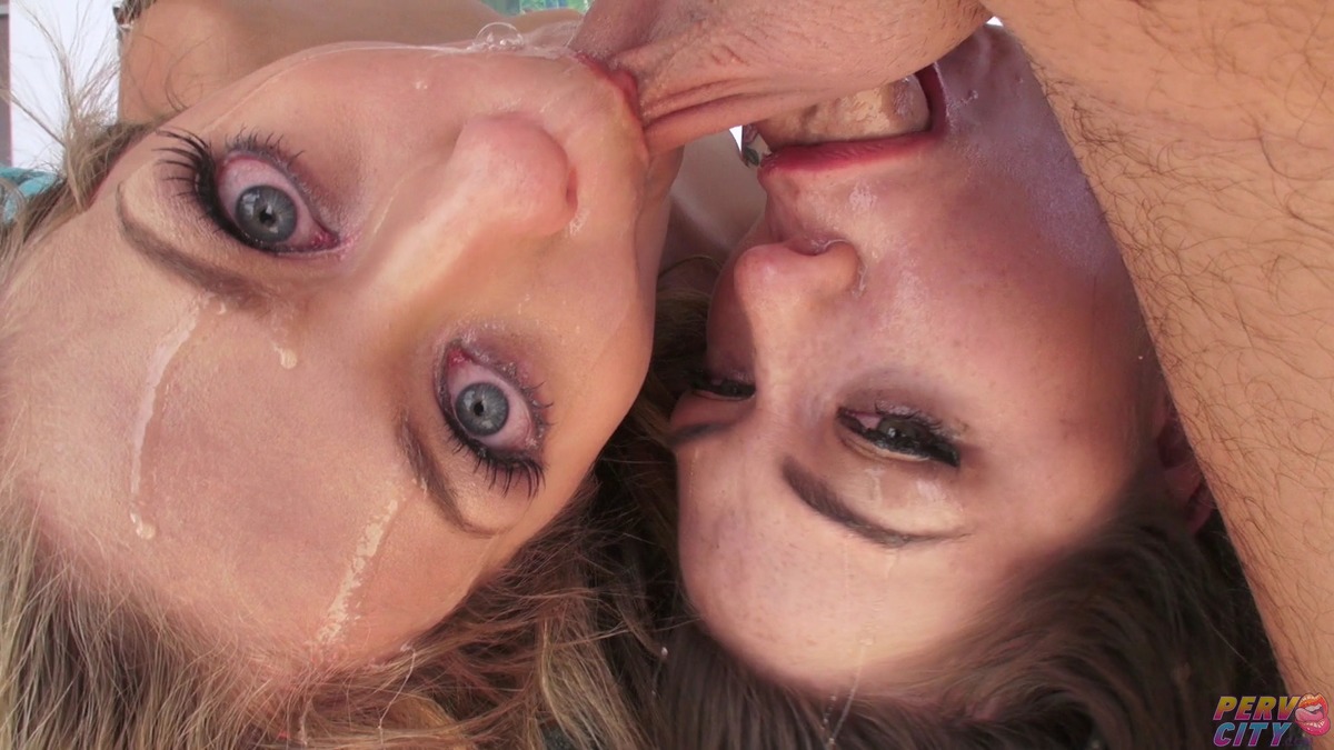Karmen Karma & Madelyn Monroe - Cocksucking Deepthroat Threesome
